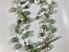 Lot Of 11 Vintage Miscellaneous Semi Precious Stone Necklaces