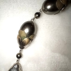VTG Art Deco Necklace Machine Age Botanical German Modernist J. Bengel School