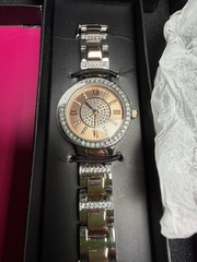 AVON set (necklace, earrings, watch), 6 pieces. Non-precious metal
