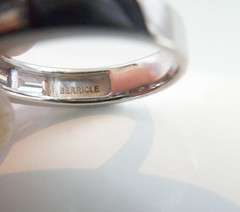 Berricle Sterling Silver 925 Baguette CZ Channel Set Vintage Band Ring Size 7