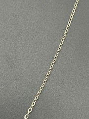 16″ Vintage Sterling Silver Smoky Quartz Pendant Necklace 925 C30
