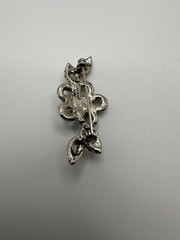 Vintage Rhinestone Flower Brooch 4.5cm BB10