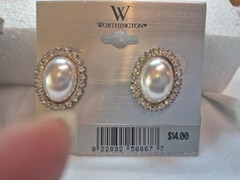vintage pierced earrings lot