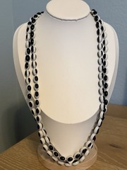 Lot of 5 Vintage Plastic Necklaces Various Colors Costume Jewelry 52”