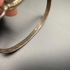 Vintage Mexico Turquoise Sterling Silver Bracelet Small 6-3/8″