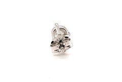 Art Deco Old European Single Diamond Stud Earring Mined F SI .27ct 1920’s-1930’s