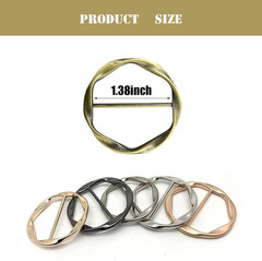 6 PCS Scarf Ring Clips Waist Buckle Clip T-Shirt Tie Pin Clip for Women Fashion