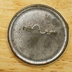 Vintage Pinback Button Oregon Chief Sausage Company I’m A Real Oregon Hotdog