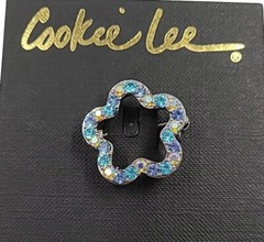 VTG Cookie Lee With 9 Rings 5 Pendants 1 Ring is a Watch! Mixed Stones Styles