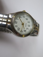 Wristwatch Watch Quartz WS21B PC21 White Face MZ Berger Japan Vintage NON runnin