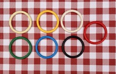 Vintage Mid Century Bangle Bracelets Lot Of 7