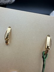 NWT VTG 1950s-1960s CROWN TRIFARI Gold-tone White BAHIA 2 Piece Set Jewelry