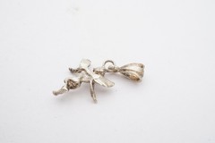 Vintage Sterling Silver 925 Angel Pendant