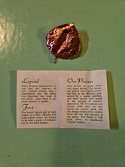 Copper Tone GILDED ASPEN LEAF Brooch / One Of A Kind (389)