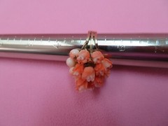 Vintage 14k Solid Yellow Gold Angel Skin Coral Cluster Ring – Size 5 – 6 Grams