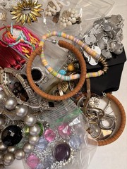 Bulk Mixed Jewelry Lot – Wearable, Craft, Resell, Junk – Vintage to Modern
