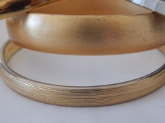 Lot of 4 Vintage Monet Bangle Bracelets