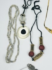 ✨VTG Lot Of 18 Vintage Necklaces & Belt, Chains, Gold silver Tone Varies Styles