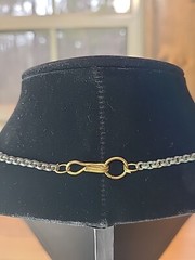 Handmade Mixed Metal Necklace Copper & Brass Artisan Necklace Double Strand