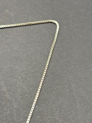 Vintage 15″ Sterling Silver Green Turquoise Necklace 925 6 Grams G3