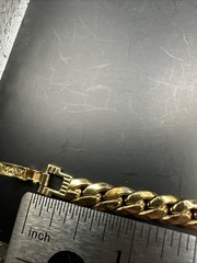 Vintage Lanvin Germany Gold Tone Black Stone And Crystal Necklace