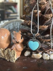925 Sterling Double Sided Vintage Fabulous Heart Necklace