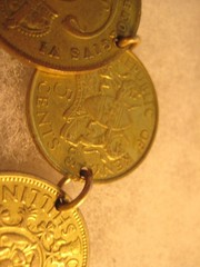 Vintage East Africa, Kenya, Uganda, 1942 coin jewelry bracelet