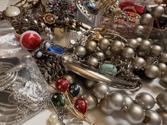 Bulk Mixed Jewelry Lot – Wearable, Craft, Resell, Junk – Vintage to Modern