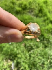 Vintage Uncas 18kt Gold Plated Ring Size 9