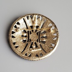 Vintage Emmons Brooch Pendant Large Signed Marked On Back See Pictures VTG