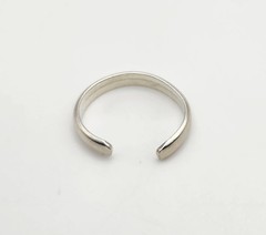 Vintage Sterling Silver Adjustable Toe Band Ring Size 3.25