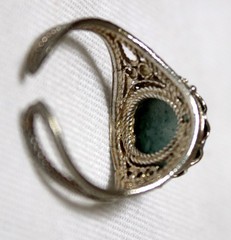 Vintage Russian Hand Painted Enamel Rings 3 Variation Finift Technique #85,86,90