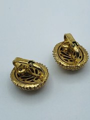 Alfred Philippe Crown Trifari ELECTRA Choker Necklace & Earrings Gold Trifarium