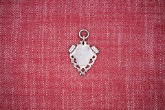 Antique Victorian Shield Fob Charm Sterling Silver British Pocket Watch