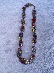Estate Find Costume Jewelry Lot-Necklaces-Brooches-Bangles -17 Pieces