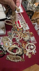 Jewelry Large lot Many Lbs of wearable Costume/Vintage fashion accessories