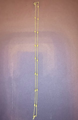 Napier Gold Tone Station Necklace Beaded Chain Minimalist 14–15 Inch