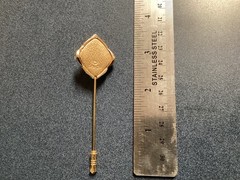 Vintage 1968 Sarah Coventry Remembrance Faux Torquoise Stick Pin