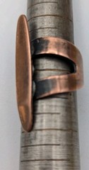 Vintage MCM Copper Handcrafted Ring