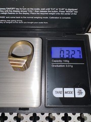 Vintage Moroccan Tuareg Brass Ring Berber Sahara Handmade Ring Brass Size 9.5 US
