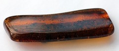 VINTAGE/ ANTIQUE GENUINE BALTIC AMBER BROOCH WITH FOSSILS AND INSECT 17.32g