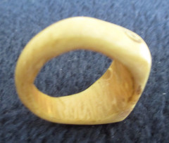 VINTAGE BONE RING SIZE 7.25