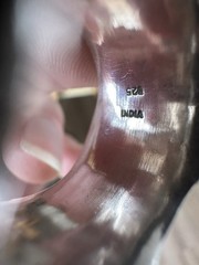 vintage triple tone sterling silver 925 spinner band ring. Size 8