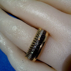 Original BOUCHERON DIAMOND Quatre Eternity Wedding Band Anniversary Ring 18K