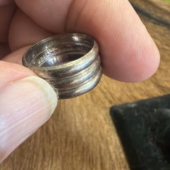 Vintage Sterling 925 Silver Vintage Southwestern Estate Ring Size 6.5 sz, 5.9g
