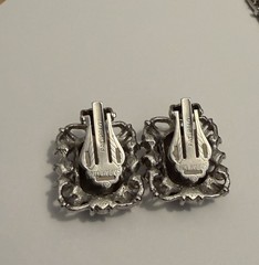 1962 Sarah Coventry Celebrity Smoky Rhinestone Bracelet Brooch Earrings Set