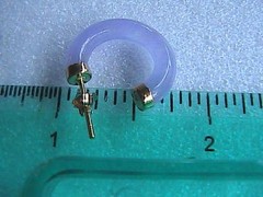 14k Yellow Gold Lavender Bracelet, Ring, Earrings & Necklace Set
