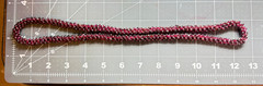Vintage Almandine Garnet Torsade Rope Necklace No Clasp GREAT 25″ Length