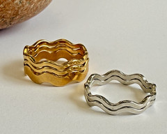Vintage Avon Ring Lot of 5 from the 70’s 80’s Various Adjustable Sizes see photo