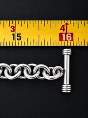 Luxury Vintage Mexico .925 Sterling Silver Heavy Rolo Link Chain Necklace 55 g